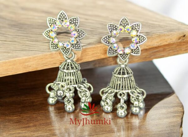 Oxidised Jhumka Earring For Women